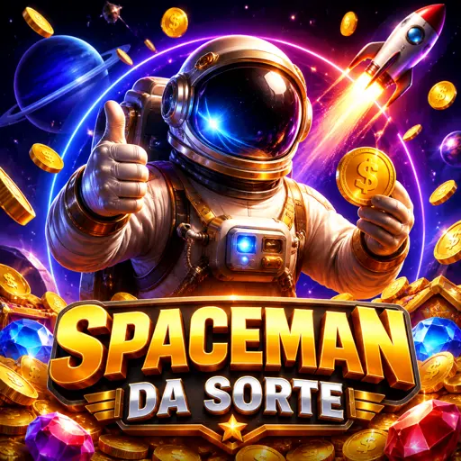 Interface do Spaceman com astronauta e curva de aposta crash