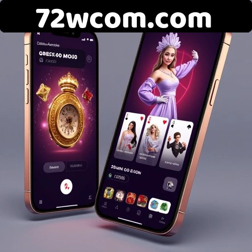 Grade de jogos populares disponíveis na 72w, incluindo slots e jogos ao vivo